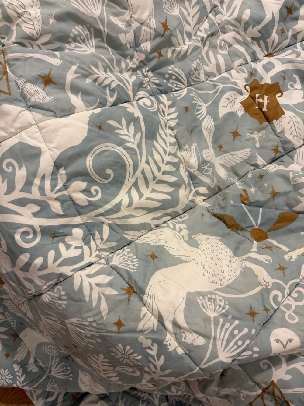 Pottery Barn Teen Harry Potter Magical Damask Twin Comforter